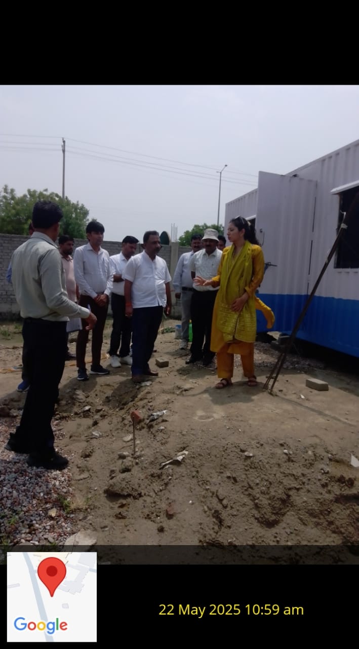 ग्रेटर नोएडा प्राधिकरण की एसीईओ प्रेरणा सिंह ने लिया एसटीपी और एमएसपीएस के निर्माण का जायजा