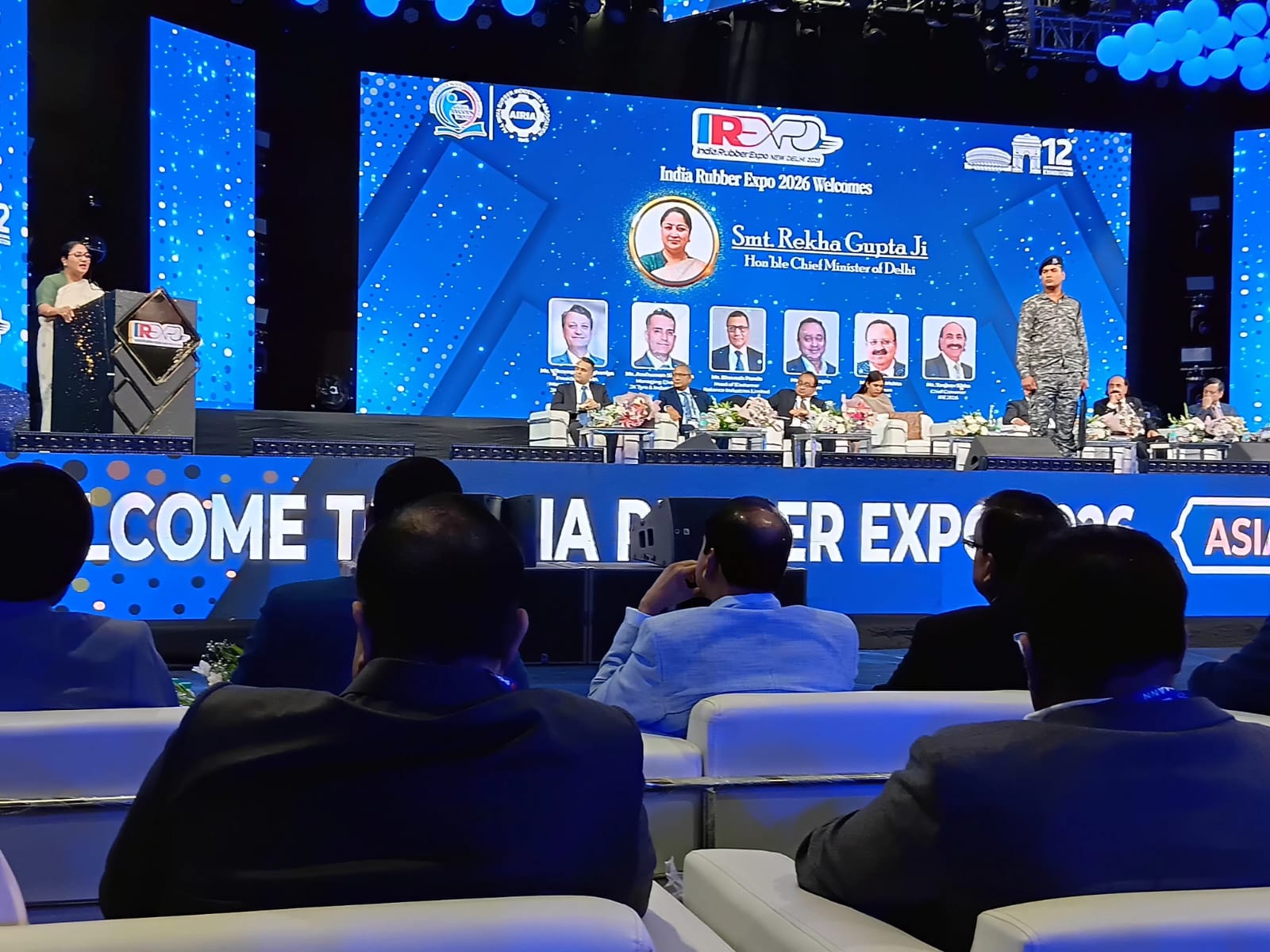 दिल्ली में इंडिया रबर एक्सपो 2026 का भव्य उद्घाटन मुख्यमंत्री रेखा गुप्ता ने फीता काटा, एशिया के सबसे बड़े रबर उद्योग प्रदर्शनी का आगाज